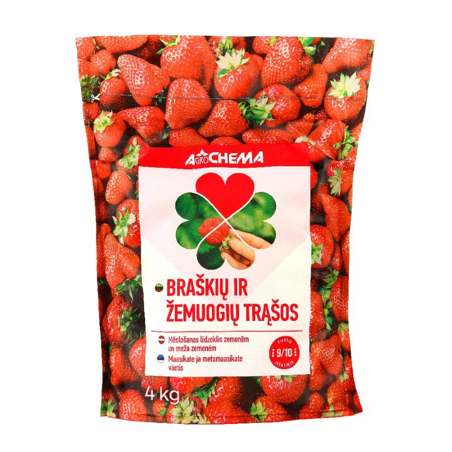 Trąšos braškėms ir žemuogėms AGROCHEMA, 4 kg