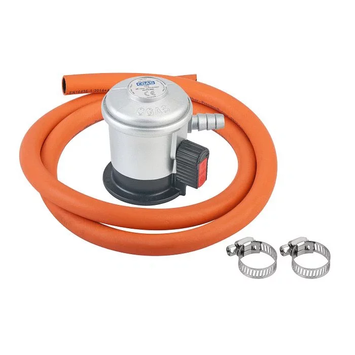 Dujų reduktorius GRILLEXPERT, komopzitiniams dujų balionams GRILLGAS, Click-On tipo, 30 bar