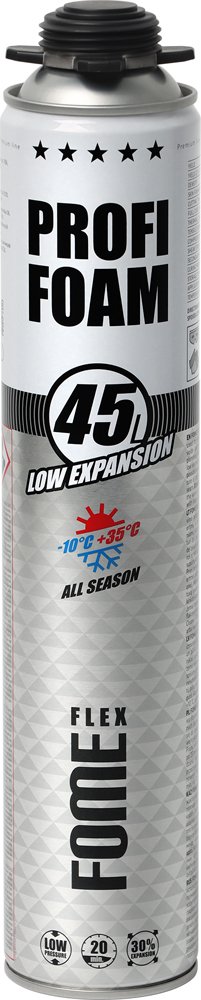 Montavimo putos FOME FLEX Profi Foam 45L Low Expansion, 750ml