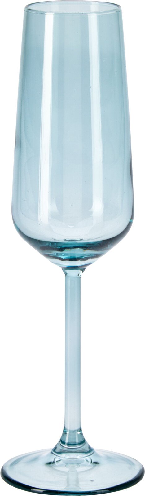 Taurė šampanui, 195 ml, melsvas stiklas