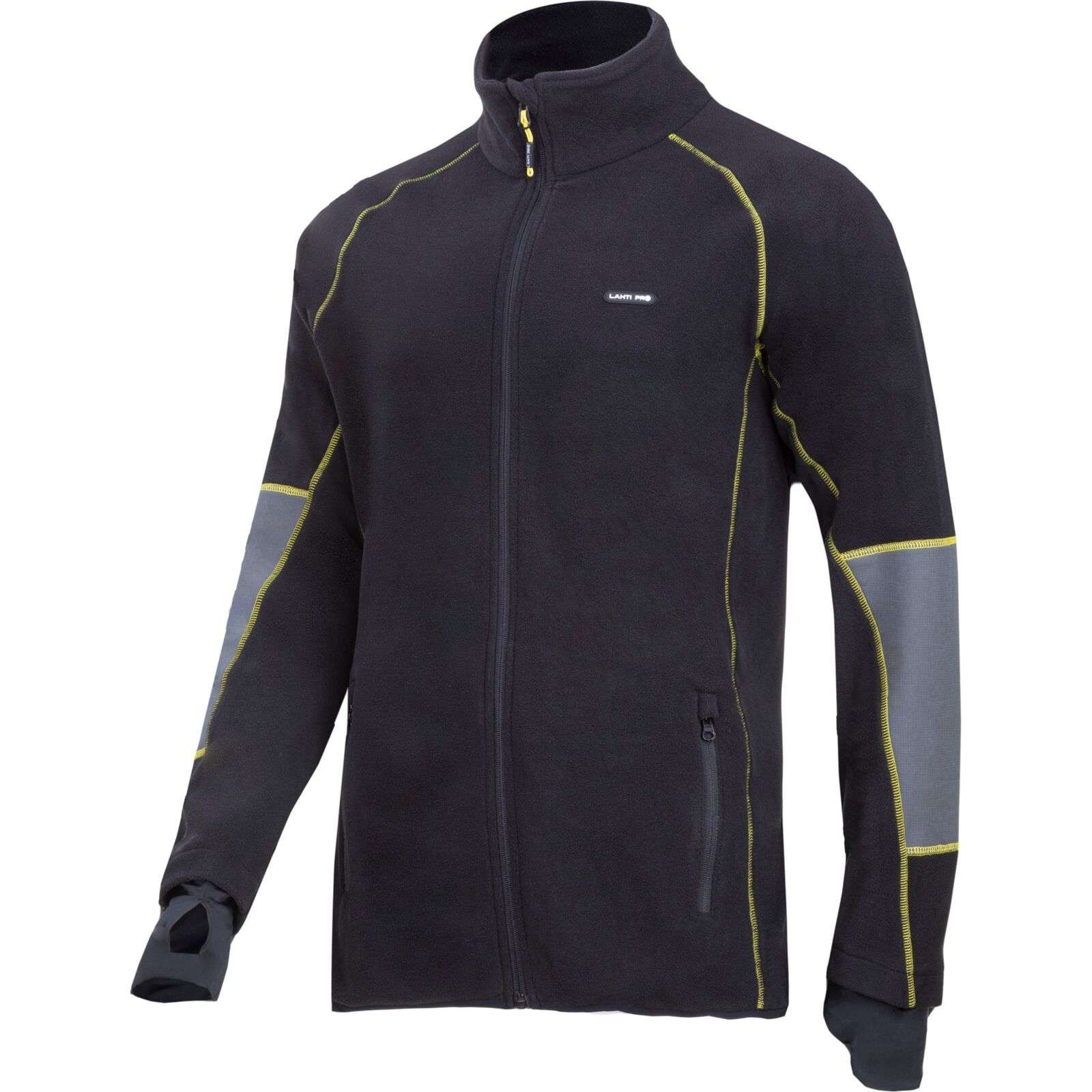 Džemperis LAHTI PRO, Stretch, atsegamas, juoda spalva, XL dydis, CE