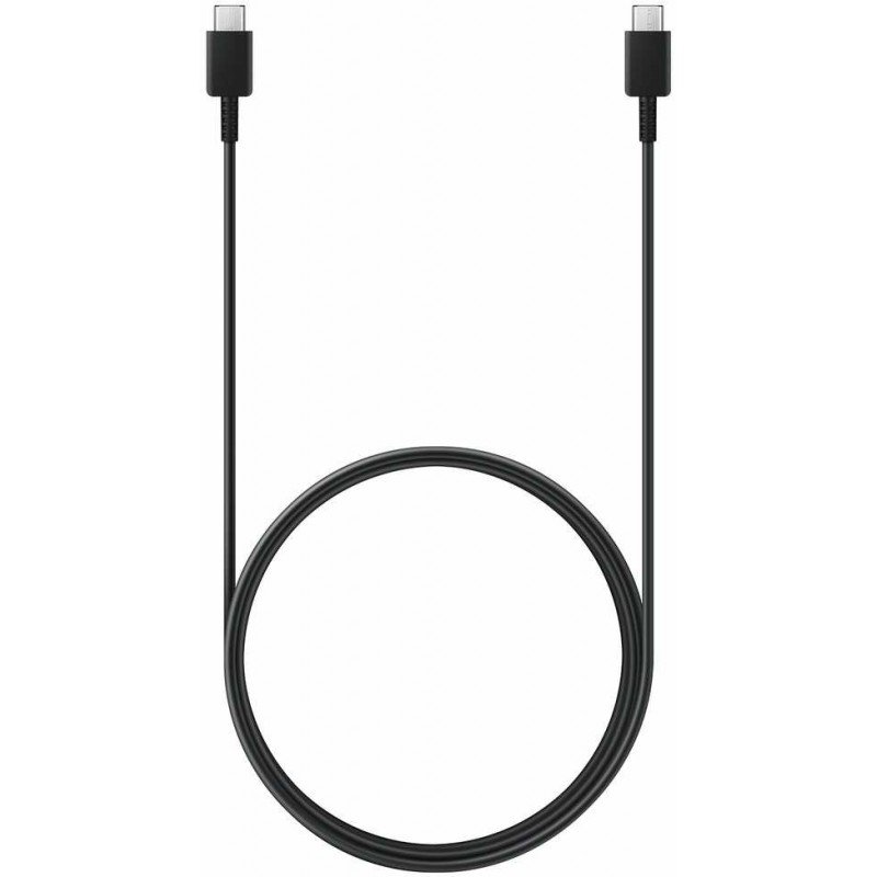 Įkrovimo laidas SAMSUNG, Type-C į Type-C, 3A, 1.8m kabelis, juodos sp., EP-DX310JBEGEU