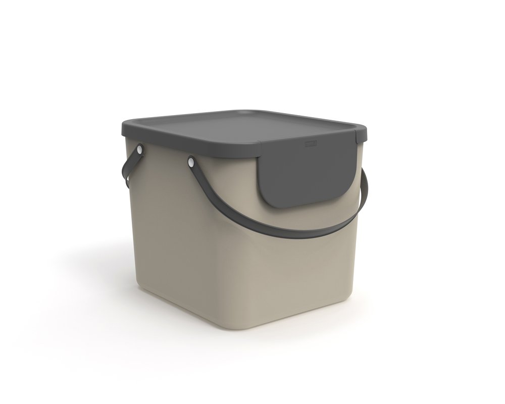 Šiukšlių dėžė rūšiavimui ROTHO Albula, 40 l, kapučino sp.