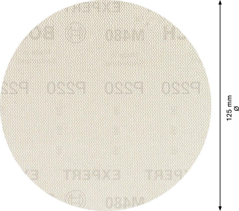 Šlifavimo tinklelis BOSCH, M 480, 125 mm, G220, 5 vnt.