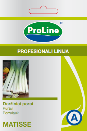 Daržovių sėklos, Porai PROLINE MATISSE, 10 g. A
