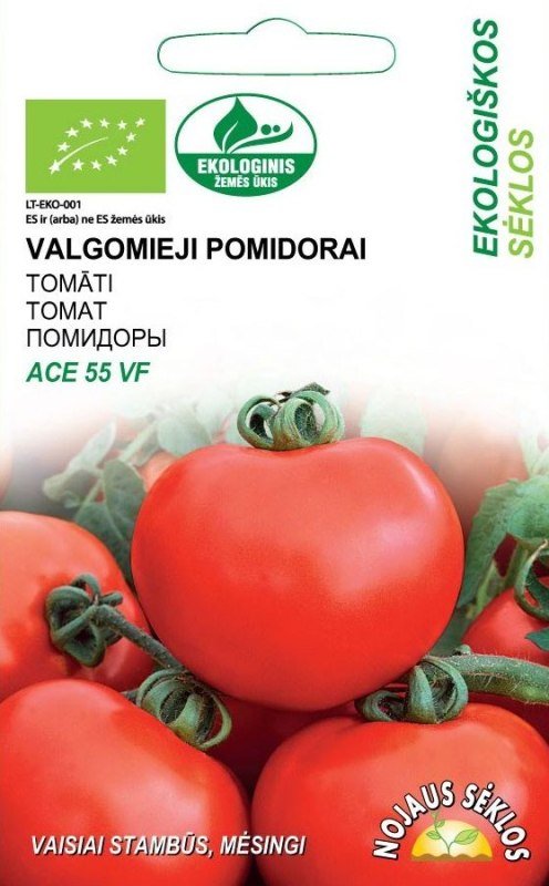 EKO Pomidorai valgomieji, Ace 55 VF, 0025, 0,2g