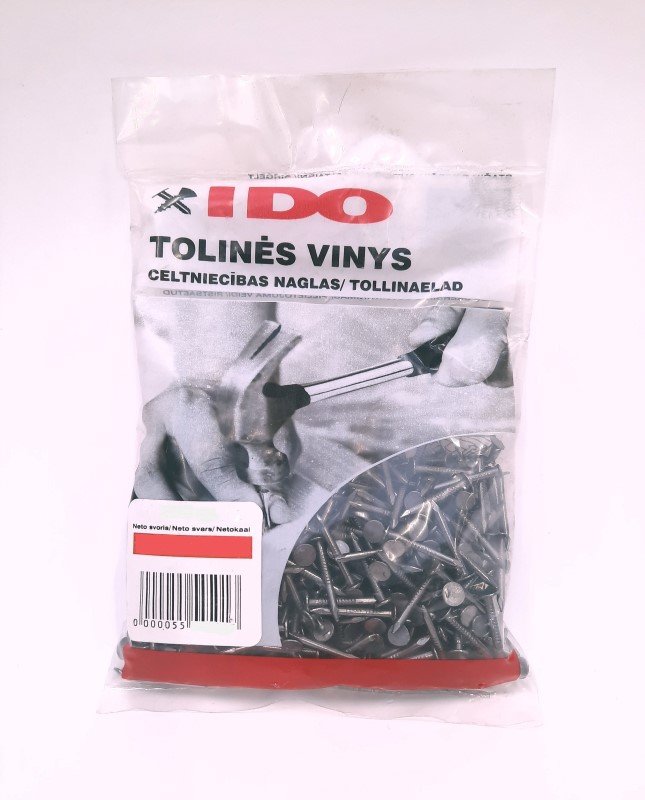 Tolinės vinys XIDO, 2,0 x 25 mm, 0,3 kg