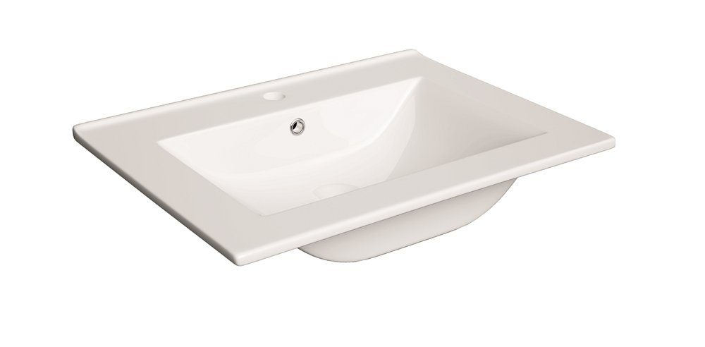 Praustuvas DEFRA Plan 60 L1722, 5,5 x 60 x 46 cm, pastatomas, baltas