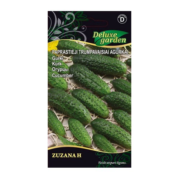 Daržovių sėklos, agurkai paprastieji trumpavaisiai Zuzana H, 0,5 g., 3485, D