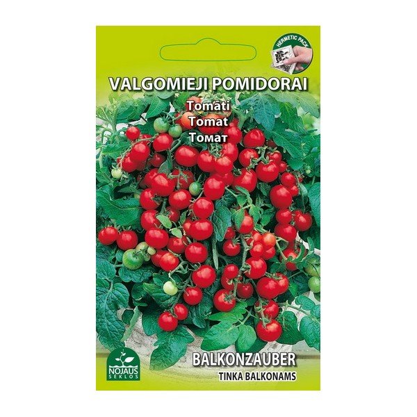 Daržovių sėklos, pomidorai valgomieji Balkonzauber, 2425