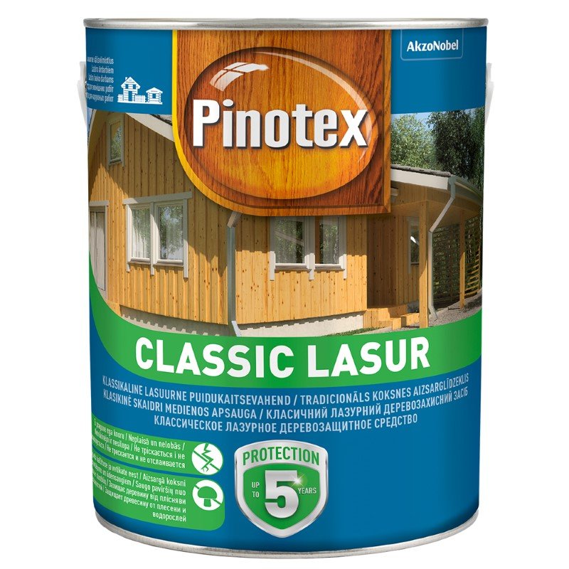 Medienos impregnantas PINOTEX Classic Lasur, 3 l, polisandras, matinis