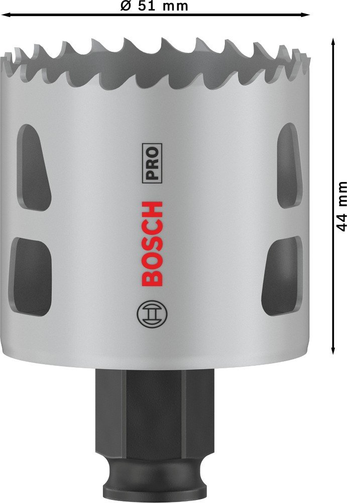 Grąžtas-karūna BOSCH Bi-metal Progressor, 51 mm