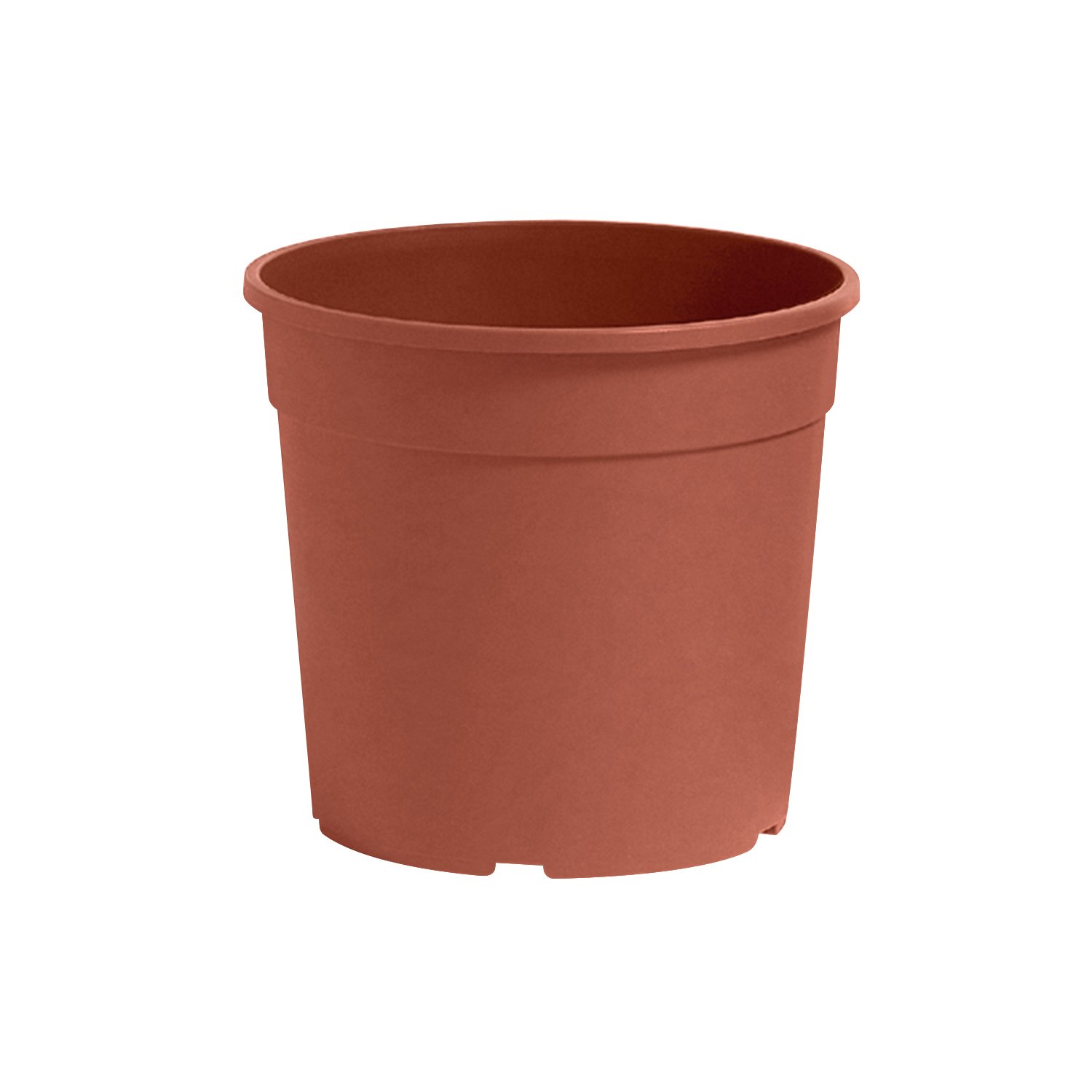 Plastikinis vazonas CONTAINER IME, rudos sp., 18 x 16,1 cm., 3 l