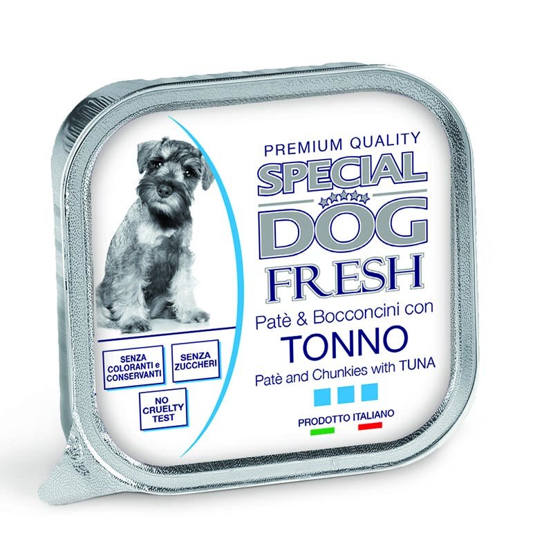 Konservuotas šunų ėdalas SPECIAL DOG EXCELLENCE, suaugusiems šunims su tunu, 150g 