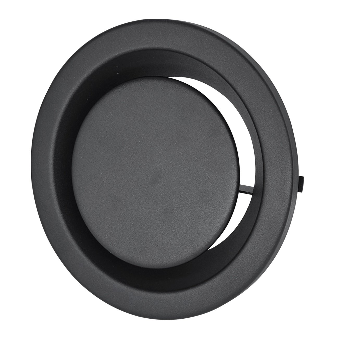Difuzorius EUROPLAST DMK100A, d100 mm, ištraukimo, antracito sp., metalinis