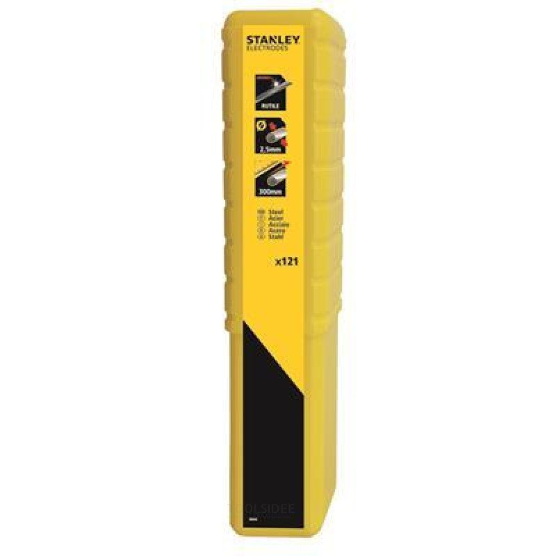 Plieno suvirinimo elektrodai STANLEY ADV R, anglinis ir mažai legiruotas, 2,5 mm, 121 vnt.