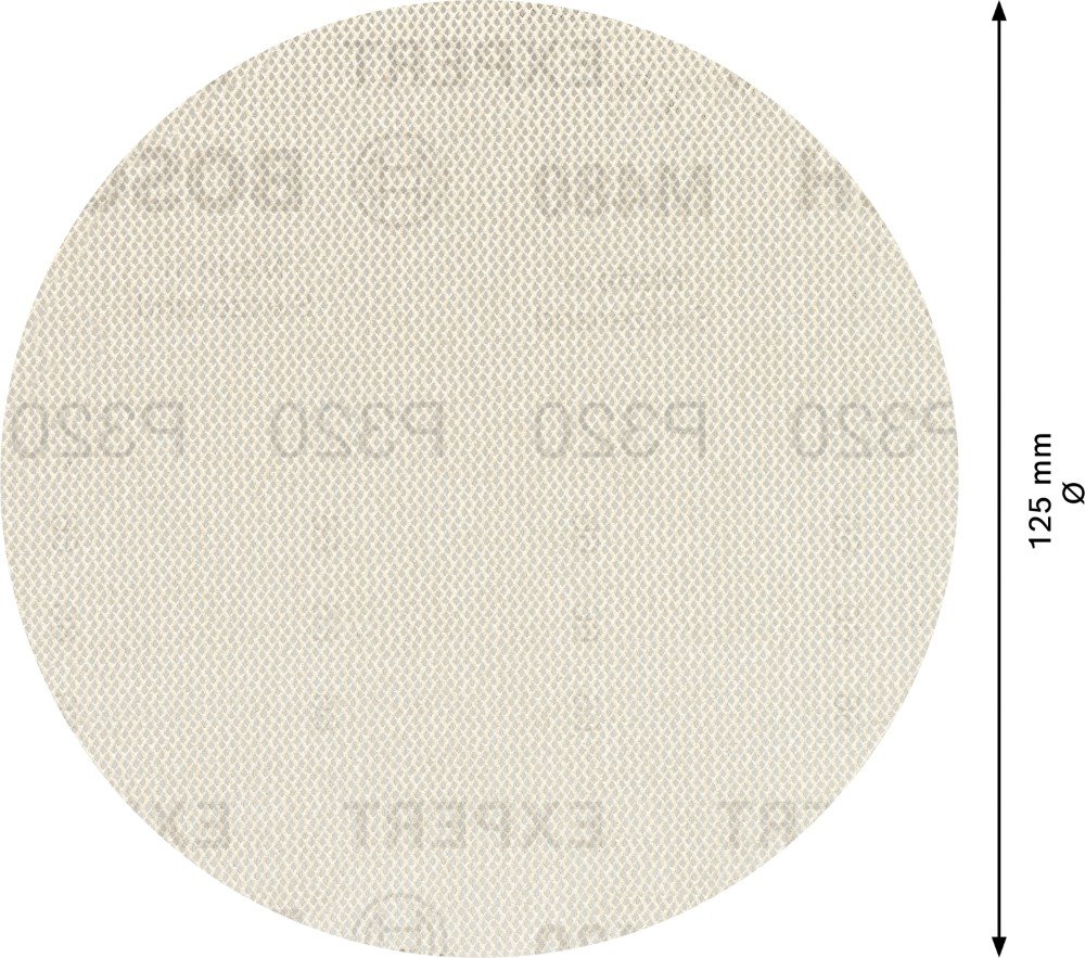 Šlifavimo tinklelis BOSCH, M 480, 125 mm, G320, 5 vnt.