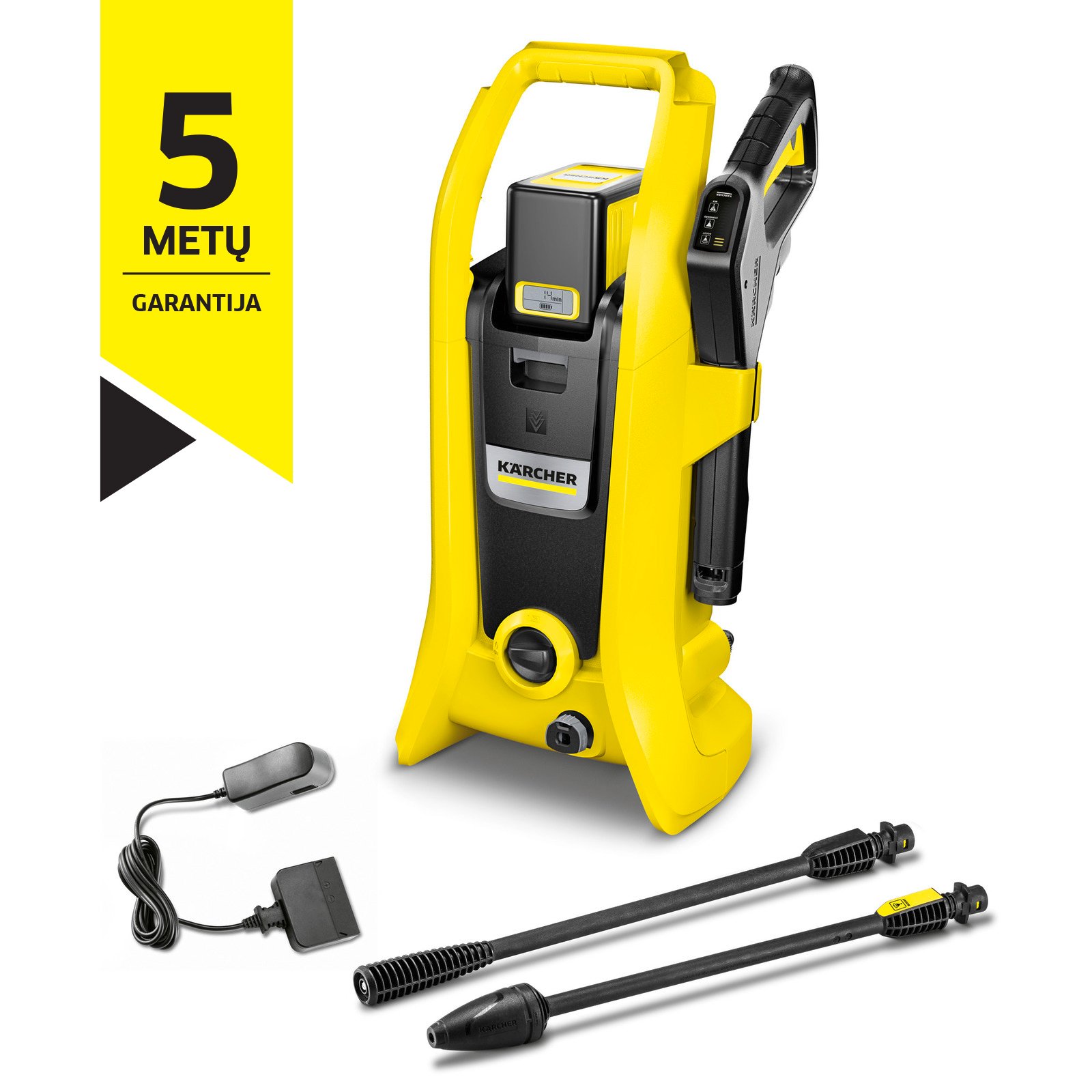 Akumuliatorinė plovykla KARCHER K 2 Battery Set, 1.117-220.0