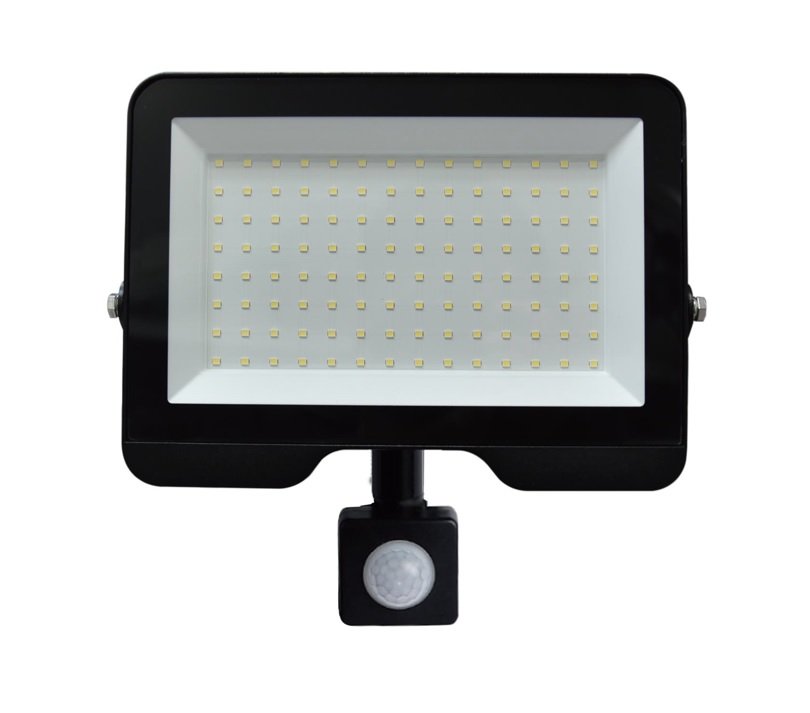 LED prožektorius ORRO 51147, su judesio davikliu, 100W, 9000lm, 4000K, IP65, A172180033