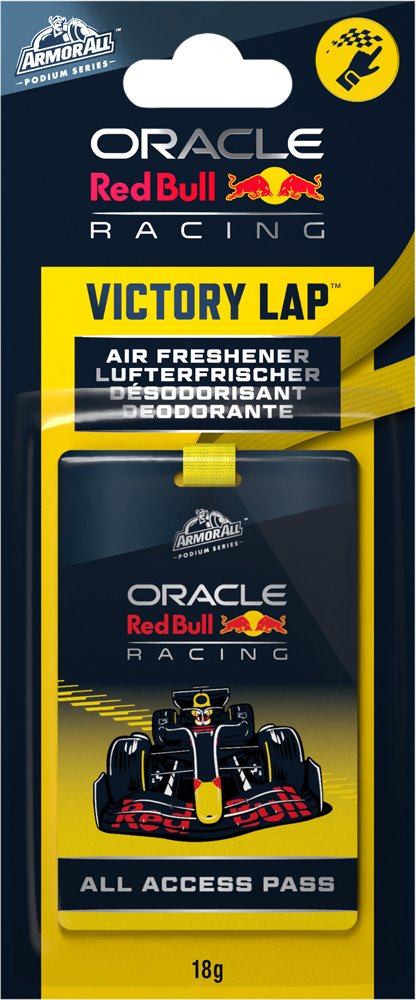 Automobilių oro gaiviklis ARMORALL RedBull VictoryLap, silikoninis F1 bilietas, pakabinamas