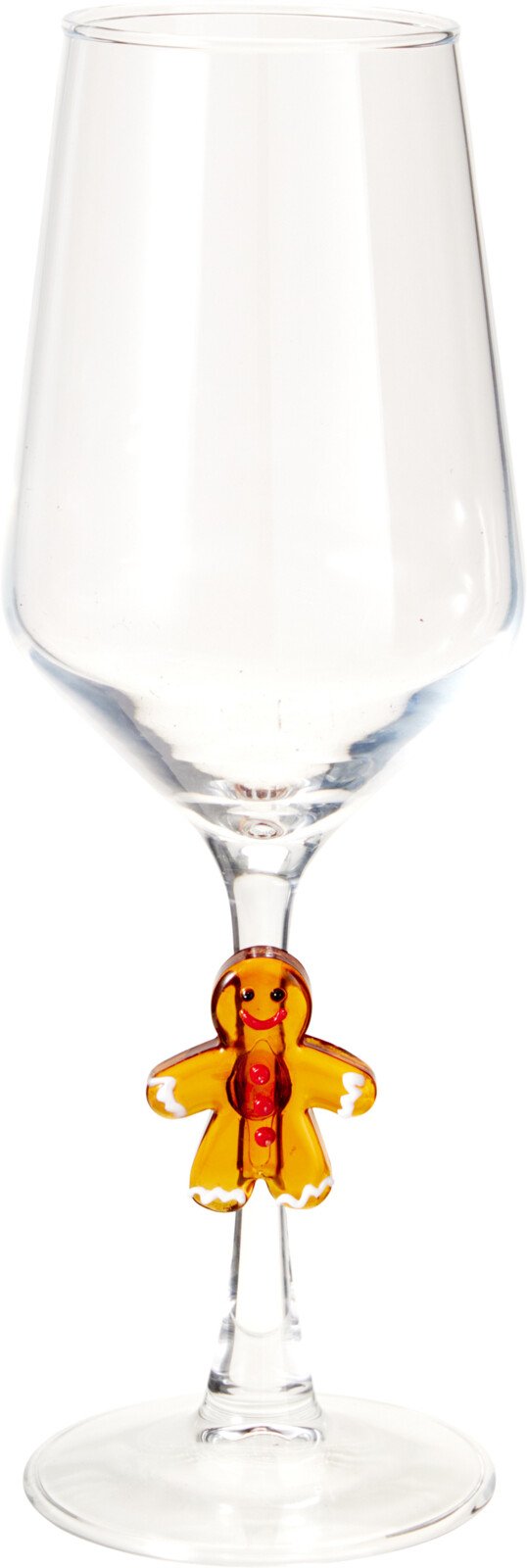 Vyno taurė, 380 ml, su imbierinio sausainio dekoracija viduje, 6 x 5 cm