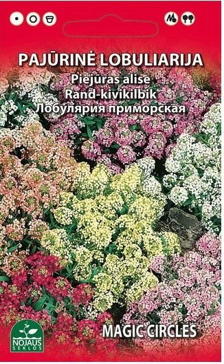Gėlių sėklos, Lobuliarija pajūrinė miš., 0.5g 0841