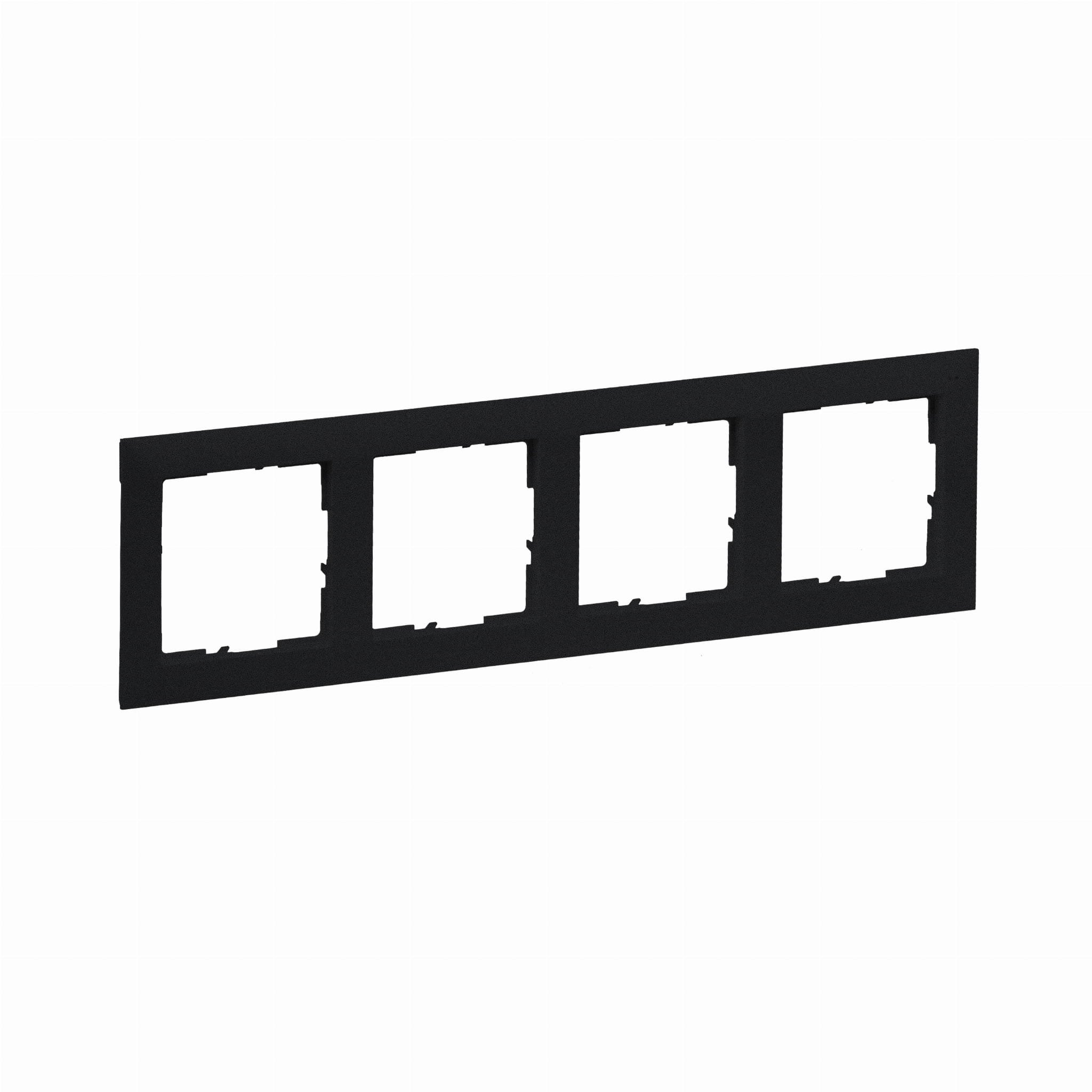 Rėmelis LEGRAND SUNO, 4 vietos, juodos sp., 721524