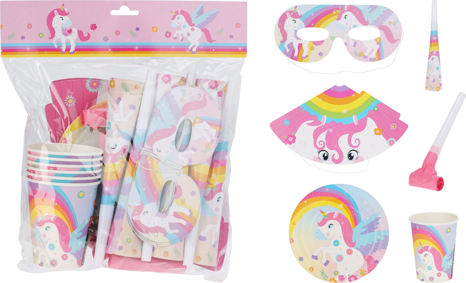 Gimtadienio atributikos rinkinys VIENARAGIS, 36 dalys