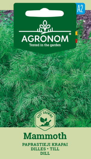 Prieskonių sėklos, AGRONOM Krapai paprastieji MAMMOTH, 4 g.
