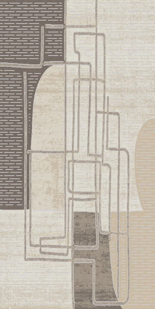 Kilimas LAZIO D317D L.Mink 1Z, 140 x 200 cm, 100% polipropilenas, Turkija