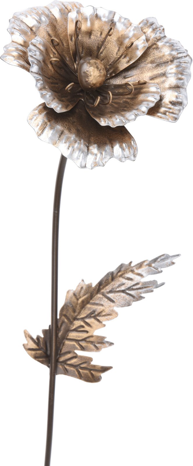Sodo dekoracija GĖLĖ, metalinė, įsmeigiama, 8 x 12 x 76 cm.