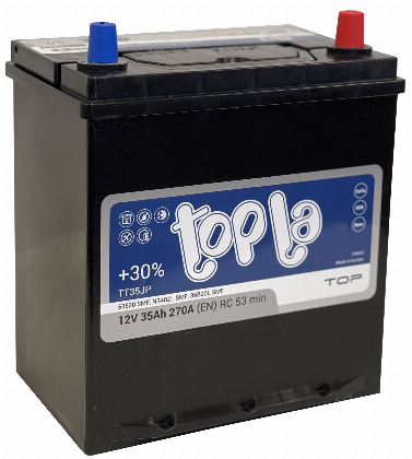 Akumuliatorius TOPLA TOP JIS 12 V, 35 Ah, 270 A, EN