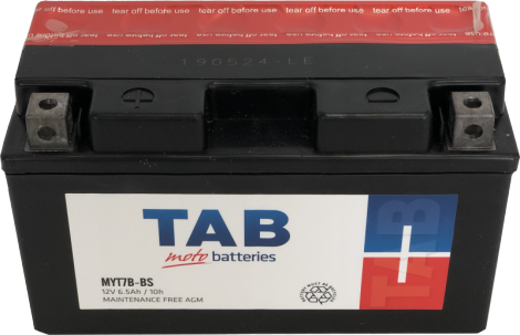 Akumuliatorius TAB AGM 12 V, 6,5 Ah, motociklinis
