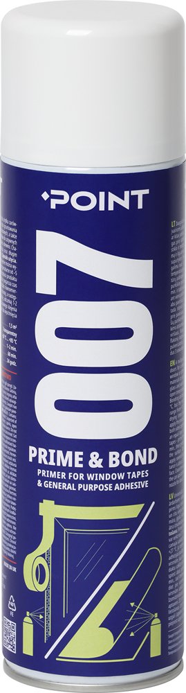Purškiami klijai ir gruntas POINT 007 Prime&Bond, 500ml
