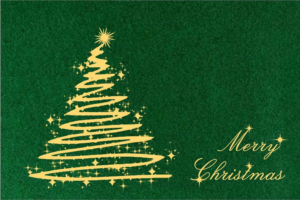 Kilimėlis RICCO XMAS GREEN CHRISTMAS, 40 x 60 cm, 100% poliesteris, žalias, 870-004 , ST