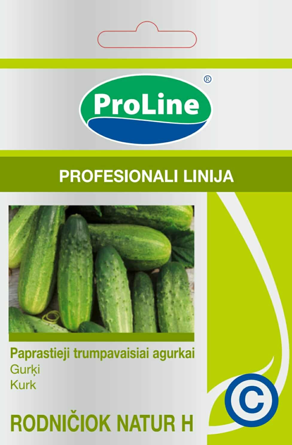 Daržovių sėklos, PROLINE agurkai Rodničiok natur H, 1 g., C
