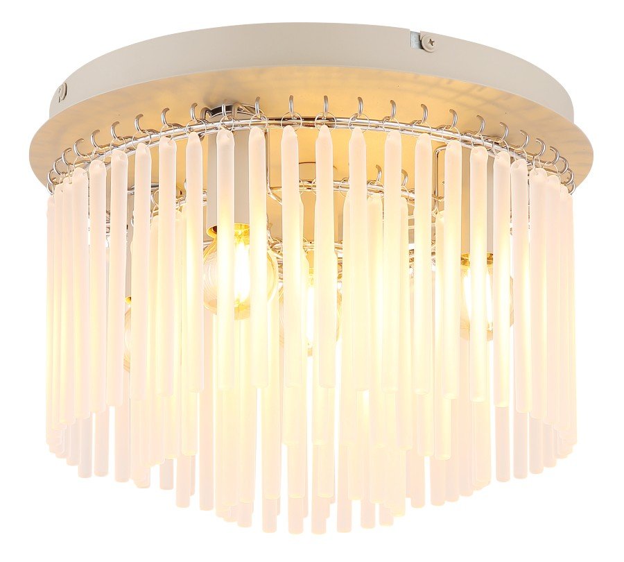 Pakabinamas šviestuvas GLOBO Gorley, E14, 5 x 40W, 230V, matinės smėlio spalvos, 320 x 320 x 230 mm, 15698DB