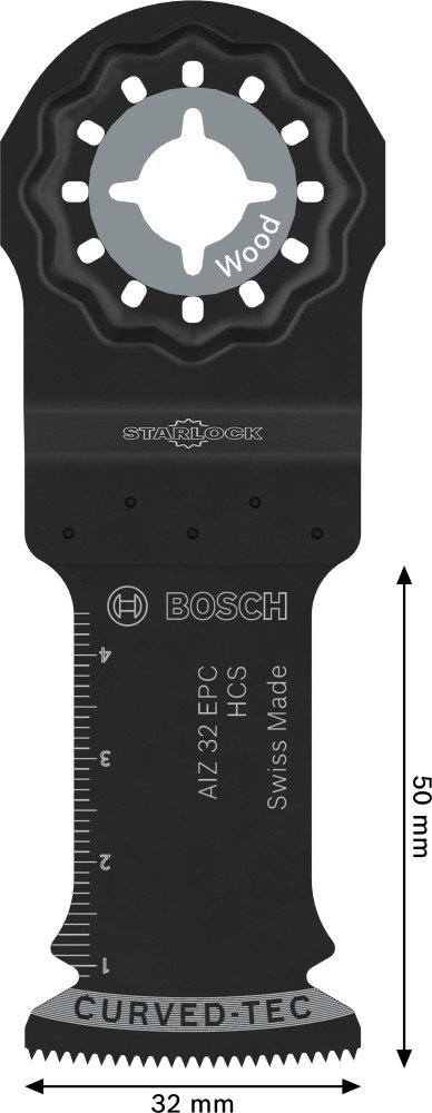 Daugiafunkcinio įrankio pjūklelis BOSCH, 50 x 32 mm 25Pack