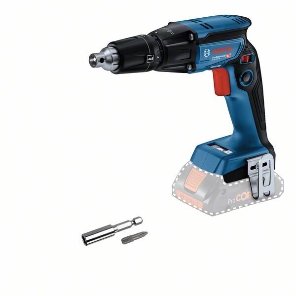 Akumuliatorinis gipso varžtų suktuvas BOSCH Professional GTB, 18V-45 SOLO, sukimo momentas 6 Nm, HEX 1/4" griebtuvas, 06019K7000, be akumuliatoriaus ir kroviklio