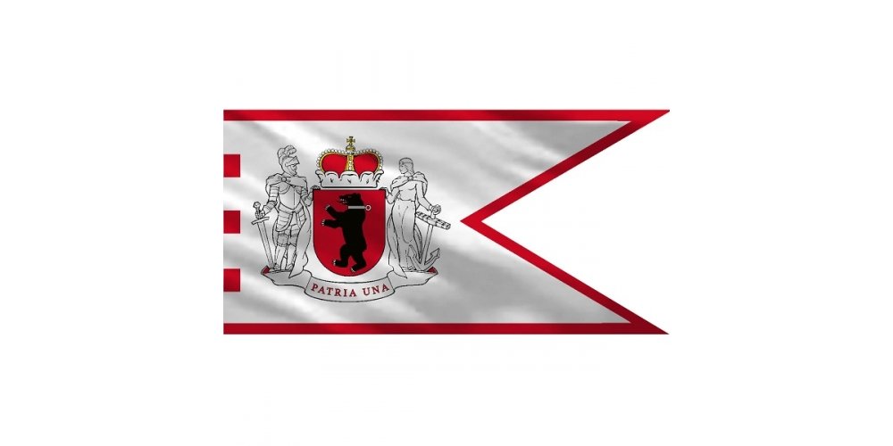 Žemaitijos vėliava, 100 x 200 cm, vėliavos kotui