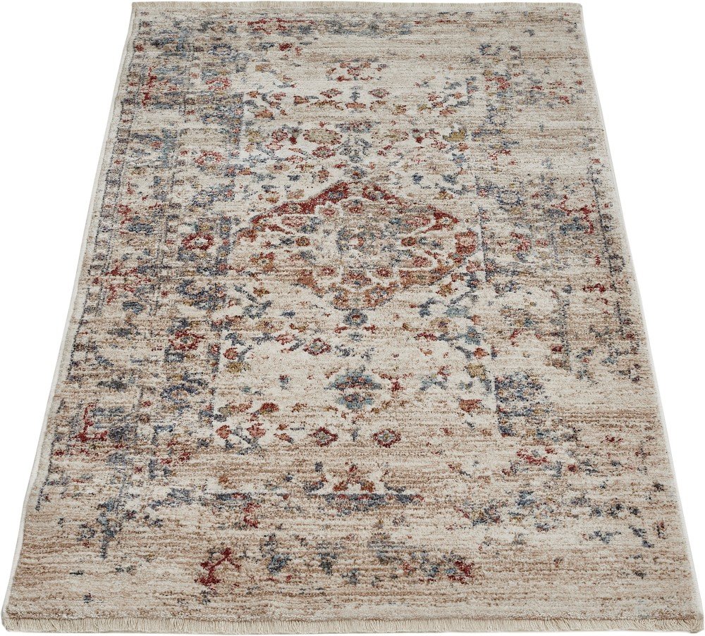 Kilimas ROCCO, 80 x 160 cm, kreminė/melsva spl., 100% poliesteris, 703334