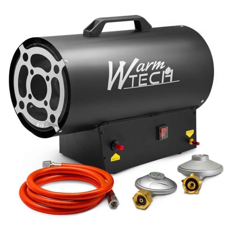 Dujinis šildytuvas WARMTECH WTCACG50-25, šildymo galia 50 kW, sąnaudos 3,65 kg/h