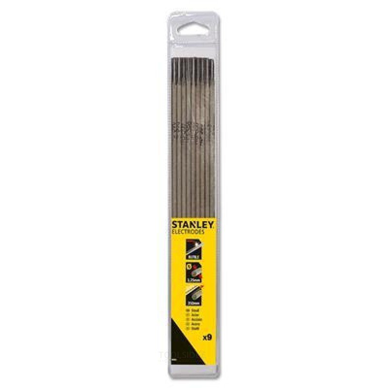 Plieno suvirinimo elektrodai STANLEY HB R, anglinis ir mažai legiruotas, 3,25 mm, 9 vnt.