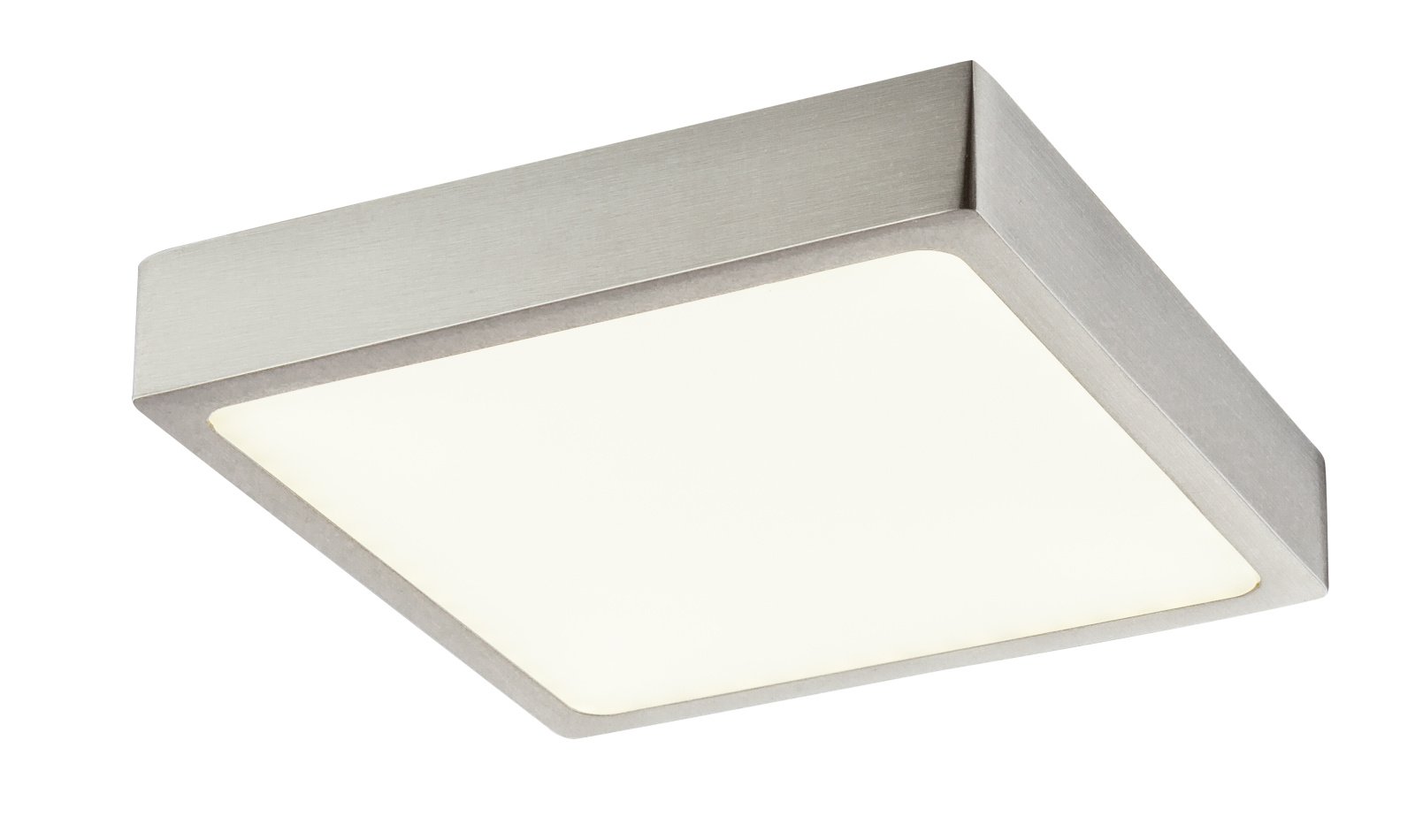 Lubinis LED šviestuvas GLOBO Vitos, paviršinis, 15W, 230V, 1700 lm, 4000K, kvadratinis, aliuminio sp., 145 x 145 x 26 mm, 12367-15