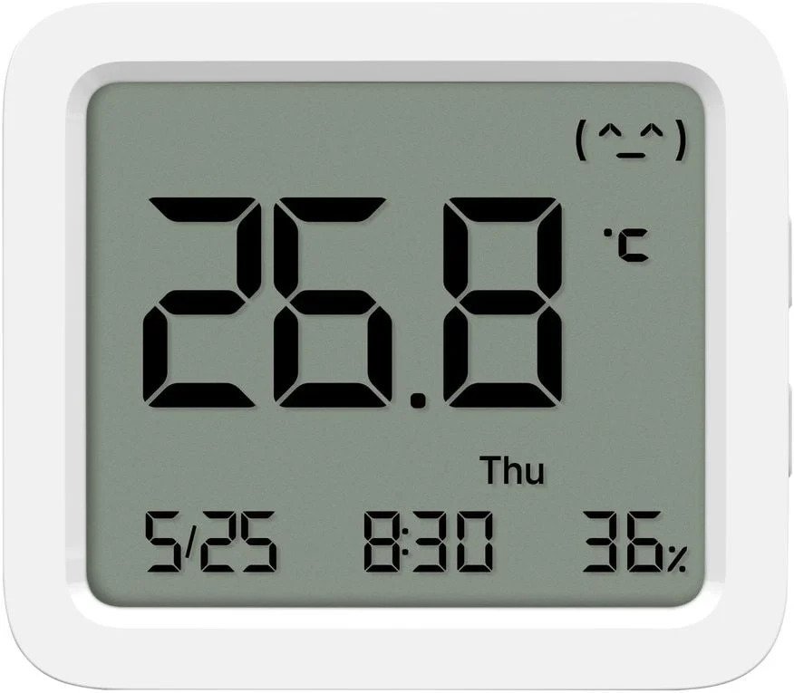 Išmanusis valdiklis su temperatūros bei drėgmės steb. XIAOMI Mi 3, naudojamas per Mi Home programėlę, baltos sp., BHR9041GL