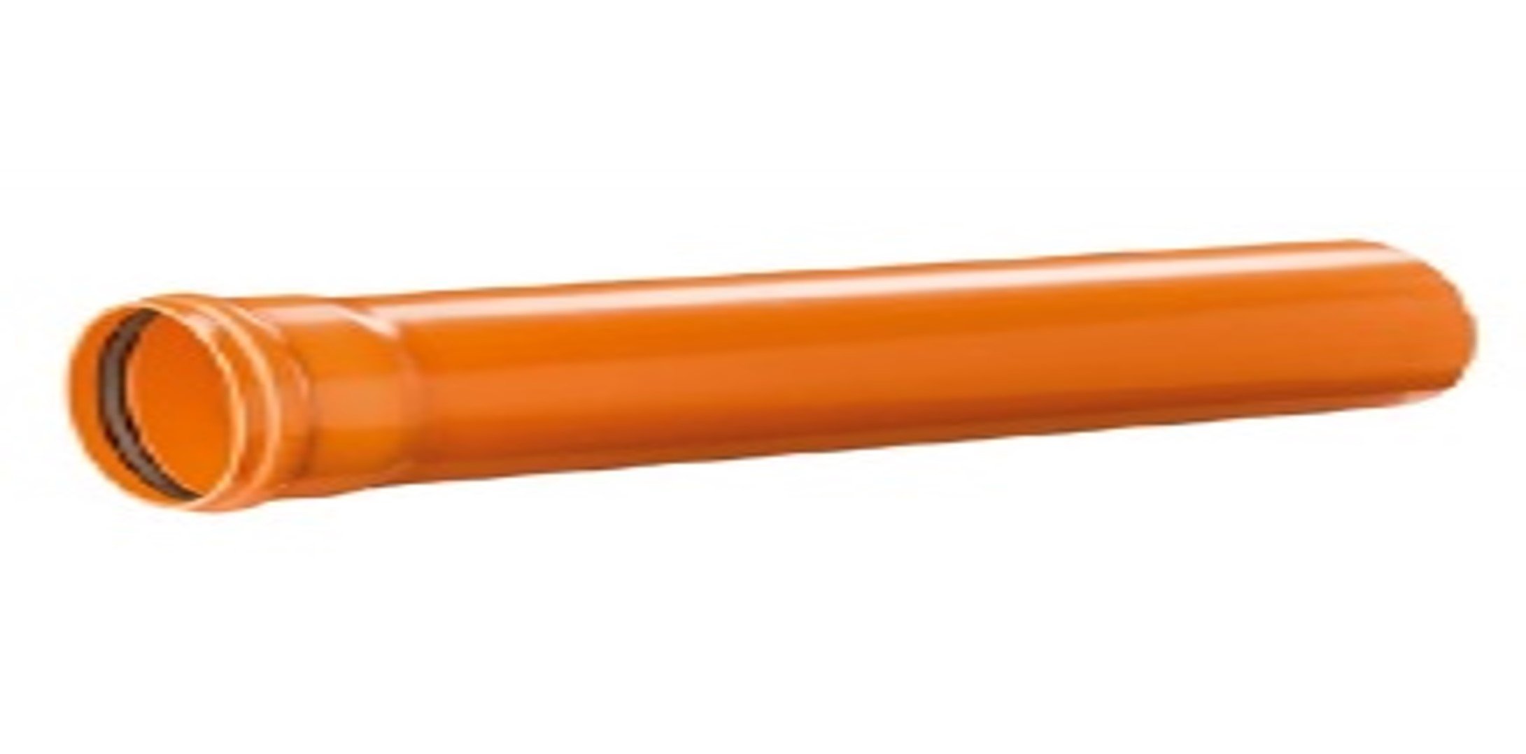 Lauko kanalizacijos vamzdis MAGNAPLAST PVC, 110x2000, SN4, EN 13476-2