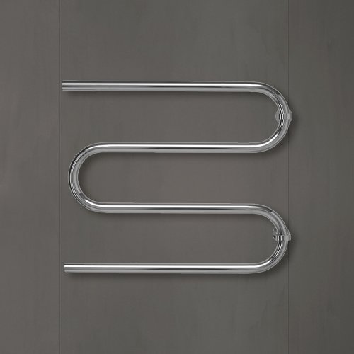 Rankšluosčių džiovintuvas-gyvatukas WELLMER, D32, 600x600, 3 laikikliai, F1/2'', AISI 316 nerūd.plienas, 34454