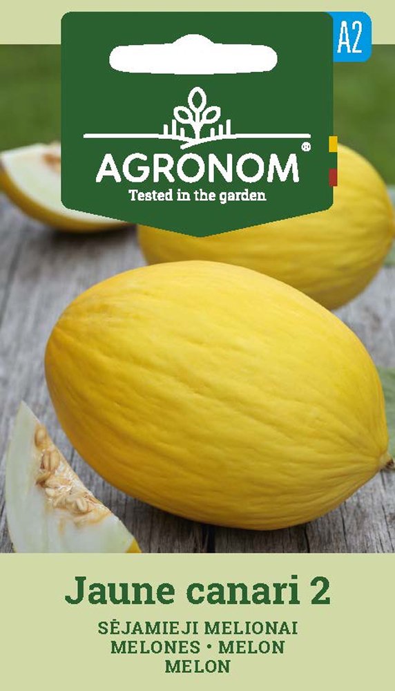 Daržovių sėklos, AGRONOM Melionai sėjamieji JAUNE CANARI 2, 1 g.