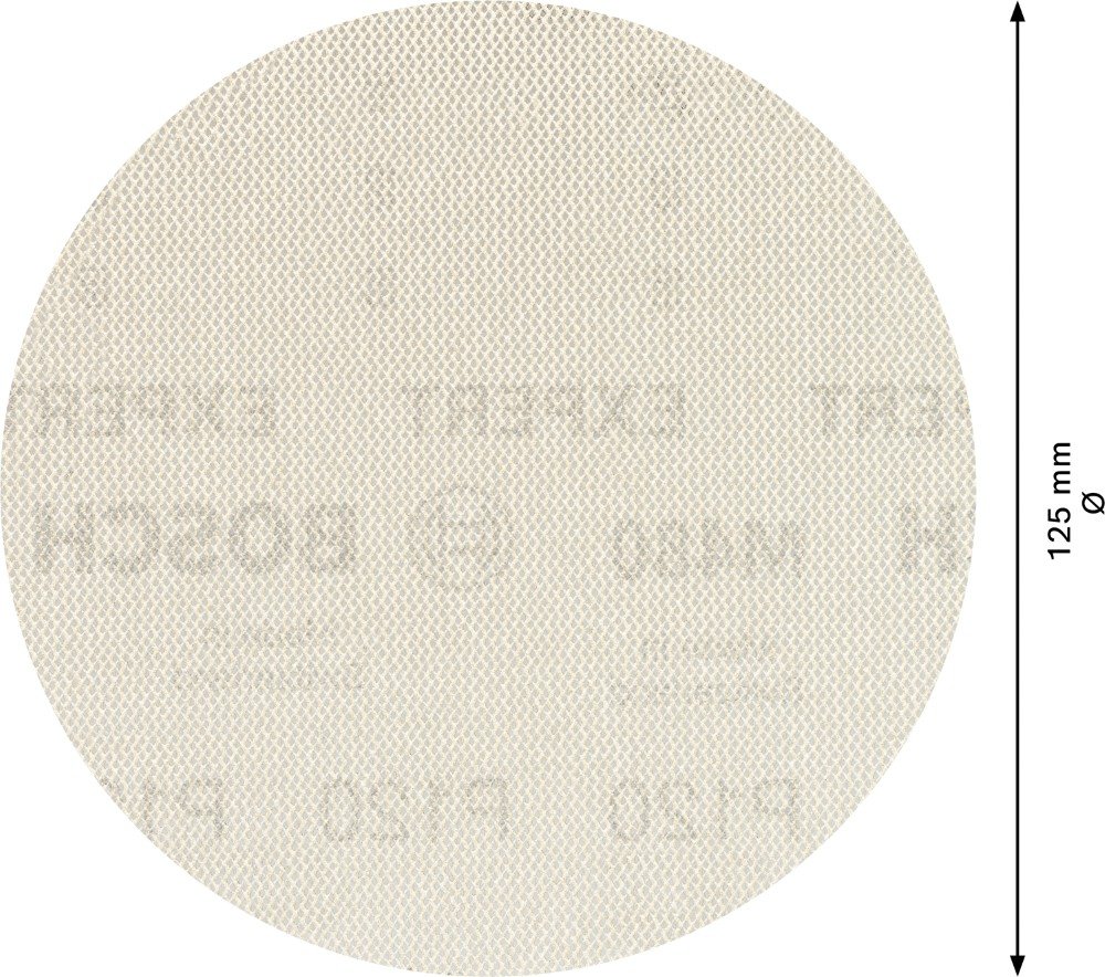 Šlifavimo tinklelis BOSCH, M 480, 125 mm, G120, 5 vnt.