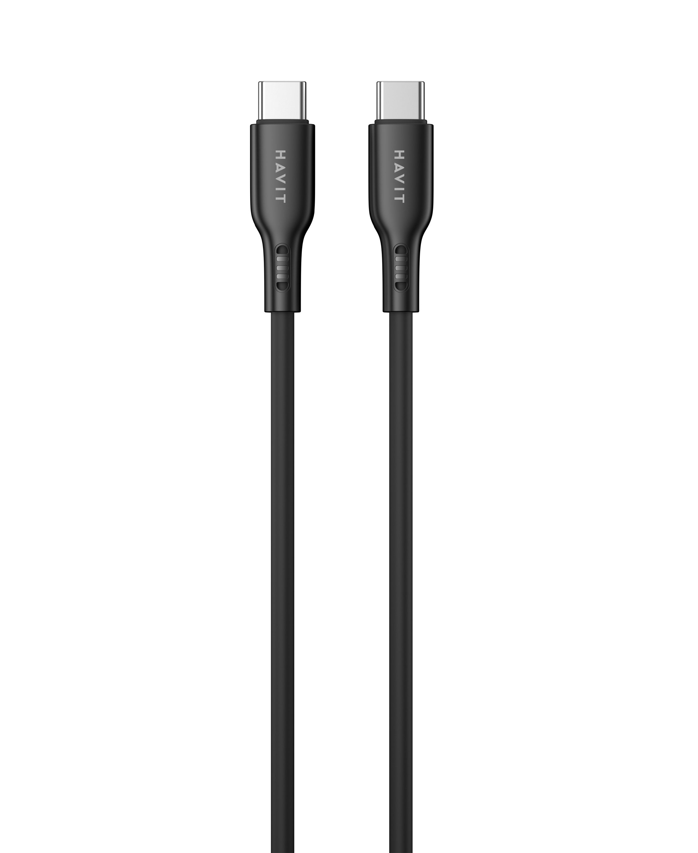 Įkrovimo laidas HAVIT 649, Type C - Type C, 60W, 1m